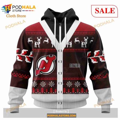 Custom New Jersey Devils Chrismas Season Sweatshirt NHL Hoodie 3D
