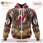 Custom New Jersey Devils Native Costume Design Nhl Hoodie 3d 2.jpg - demo10