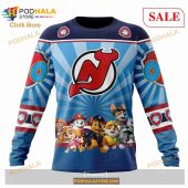 Custom New Jersey Devils Paw Patrol Sweatshirt Nhl Hoodie 3d 4.jpg - demo10