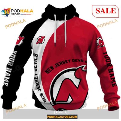 Custom New Jersey Devils Sweatshirt NHL Hoodie 3D, You laugh I Laugh You Cry I Cry