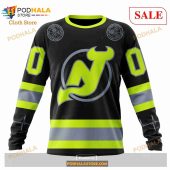 Custom New Jersey Devils Unisex Firefighter Uniforms Color Nhl Hoodie 3d 4.jpg - demo10