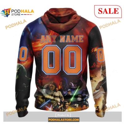 Custom New York Islanders Design X Star War NHL 3D Shirt 3D Hoodie