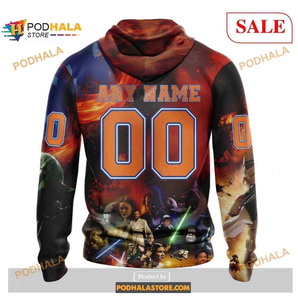 Custom New York Islanders Design X Star War NHL 3D Shirt 3D Hoodie Custom New York Islanders Design X Star War NHL 3D Shirt 3D Hoodie