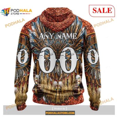 Custom New York Islanders Native Costume Design NHL 3D Shirt 3D Hoodie