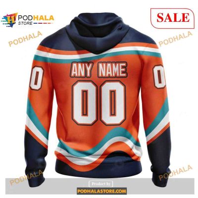 Custom New York Islanders Unisex With Retro Concepts NHL 3D Shirt 3D Hoodie
