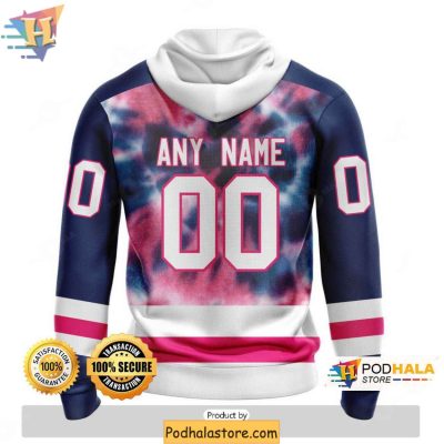 Custom New York Rangers 3D Hoodie Breast Cancer Awareness October Edition