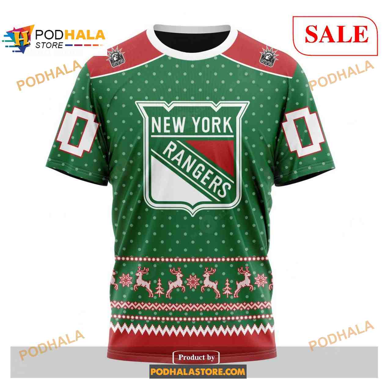 Custom New York Rangers Christmas Apparel NHL Shirt Hoodie 3D Custom New York Rangers Christmas Apparel NHL Shirt Hoodie 3D