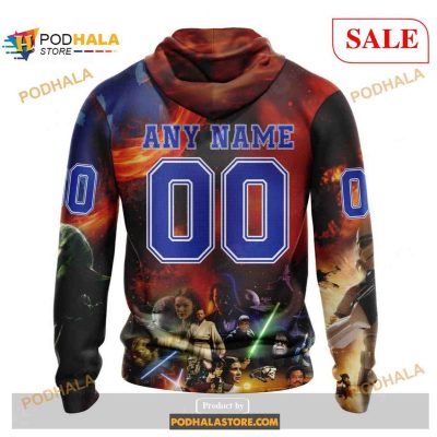 Custom New York Rangers Design X Star War NHL Shirt Hoodie 3D