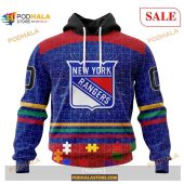 Custom New York Rangers Fearless Aganst Autism Nhl Shirt Hoodie 3d 1.jpg - demo10