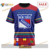 Custom New York Rangers Fearless Aganst Autism Nhl Shirt Hoodie 3d 3.jpg - demo10