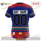 Custom New York Rangers Fearless Aganst Autism Nhl Shirt Hoodie 3d 4.jpg - demo10