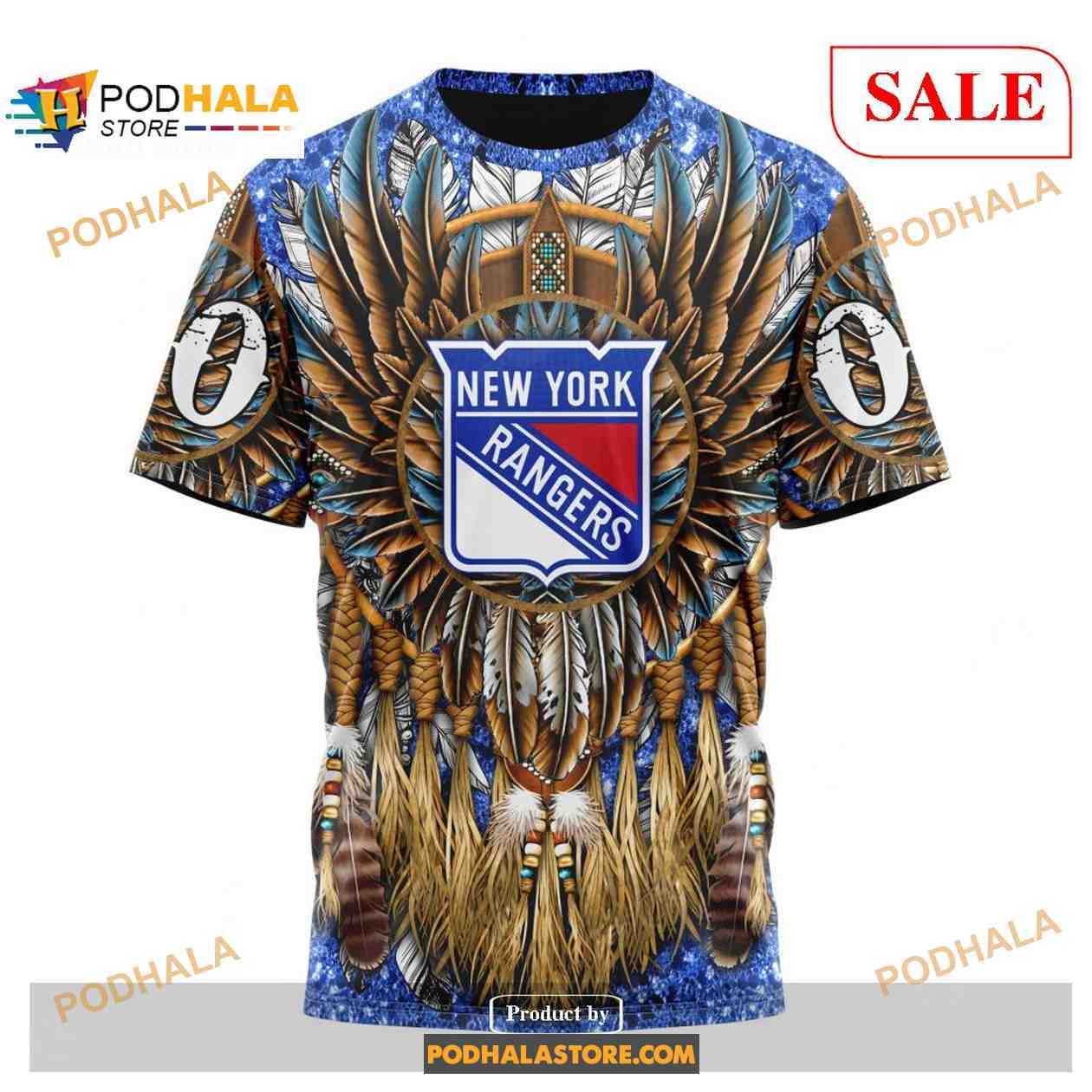 Custom New York Rangers Native Costume Design NHL Shirt Hoodie 3D Custom New York Rangers Native Costume Design NHL Shirt Hoodie 3D