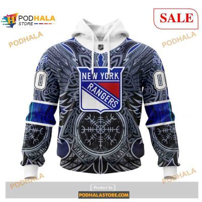 Custom New York Rangers Norse Viking Symbols NHL Shirt Hoodie 3D