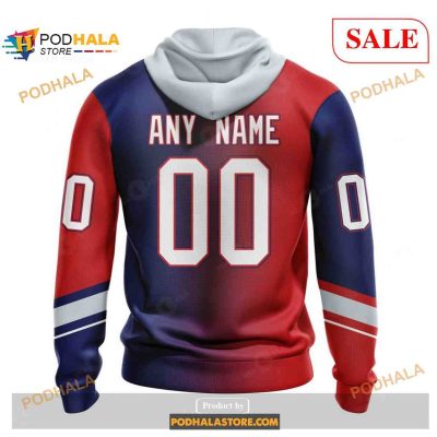 Custom New York Rangers Retro Gradient Design NHL Shirt Hoodie 3D
