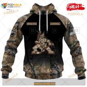Custom Nhl Arizona Coyotes Hunting Camouflage Design Hoodie Sweatshirt Shirt 3d 2.jpg - demo10