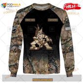 Custom Nhl Arizona Coyotes Hunting Camouflage Design Hoodie Sweatshirt Shirt 3d 4.jpg - demo10