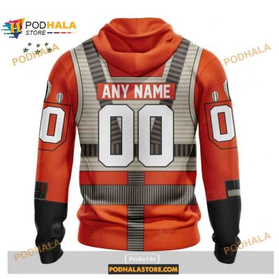 Custom NHL Buffalo Sabres Star Wars Rebel Pilot Design Shirt Hoodie 3D