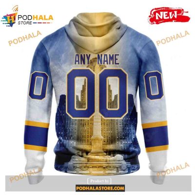 Custom NHL Buffalo Sabres With Buffalo City Hall Shirt Hoodie 3D