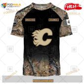 Custom Nhl Calgary Flames Hunting Camouflage Design Hoodie Sweatshirt Shirt 3d 3.jpg - demo10
