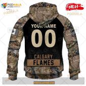 Custom Nhl Calgary Flames Hunting Camouflage Design Hoodie Sweatshirt Shirt 3d 6.jpg - demo10