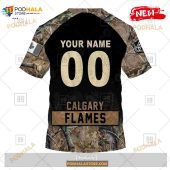 Custom Nhl Calgary Flames Hunting Camouflage Design Hoodie Sweatshirt Shirt 3d 7.jpg - demo10