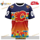 Custom Nhl Calgary Flames Puzzle Game Gradients Full Color Shirt Hoodie 3d 4.jpg - demo10