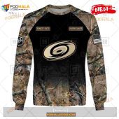 Custom Nhl Carolina Hurricanes Hunting Camouflage Design Hoodie Sweatshirt Shirt 3d 4.jpg - demo10