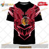 Custom Nhl Chicago Blackhawks Dragon Design Shirt Hoodie 3d 2.jpg - demo10