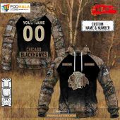 Custom Nhl Chicago Blackhawks Hunting Camouflage Design Hoodie Sweatshirt Shirt 3d 1.jpg - demo10