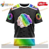 Custom Nhl Chicago Blackhawks Pride Gradient Color Design Hockey Shirt Hoodie 3d 3.jpg - demo10