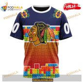 Custom Nhl Chicago Blackhawks Puzzle Game Gradients Full Color Shirt Hoodie 3d 3.jpg - demo10