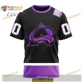 Custom Nhl Colorado Avalanche Black Hockey Fights Cancer Shirt Hoodie 3d 3.jpg - demo10