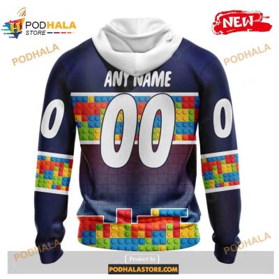 Custom NHL Colorado Avalanche Puzzle Game Gradients Full Color Shirt Hoodie 3D