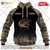 Custom Nhl Columbus Blue Jackets Hunting Camouflage Design Hoodie Sweatshirt Shirt 3d 2.jpg - demo10