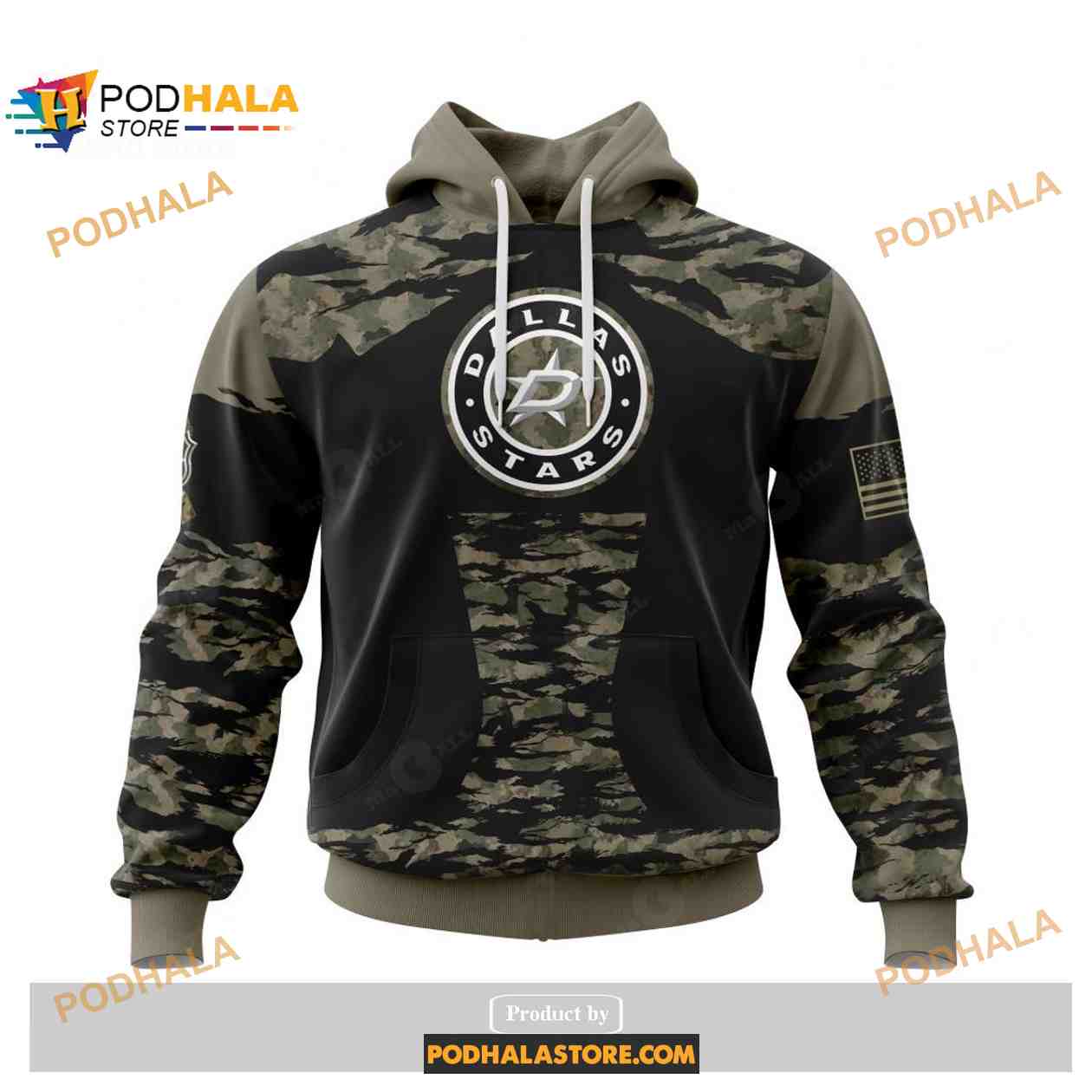 Custom NHL Dallas Stars Color Military Members Kits V5 Shirt Hoodie 3D Custom NHL Dallas Stars Color Military Members Kits V5 Shirt Hoodie 3D