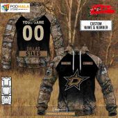 Custom Nhl Dallas Stars Hunting Camouflage Design Hoodie Sweatshirt Shirt 3d 1.jpg - demo10