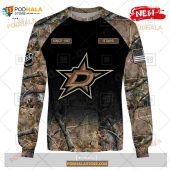 Custom Nhl Dallas Stars Hunting Camouflage Design Hoodie Sweatshirt Shirt 3d 4.jpg - demo10