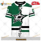Custom Nhl Dallas Stars Mix Color Jersey 2023 Shirt Hoodie 3d 2.jpg - demo10