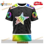 Custom Nhl Dallas Stars Pride Gradient Color Design Hockey Shirt Hoodie 3d 3.jpg - demo10