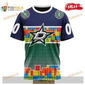 Custom Nhl Dallas Stars Puzzle Game Gradients Full Color Shirt Hoodie 3d 3.jpg - demo10