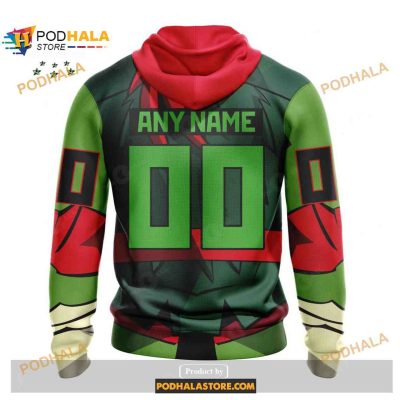 Custom NHL Dallas Stars Teenage Mutant Ninja Turtles Design Shirt Hoodie 3D