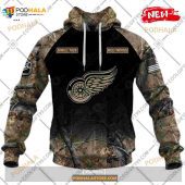 Custom Nhl Detroit Red Wings Hunting Camouflage Design Hoodie Sweatshirt Shirt 3d 2.jpg - demo10