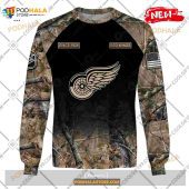 Custom Nhl Detroit Red Wings Hunting Camouflage Design Hoodie Sweatshirt Shirt 3d 4.jpg - demo10