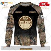 Custom Nhl Edmonton Oilers Hunting Camouflage Design Hoodie Sweatshirt Shirt 3d 4.jpg - demo10