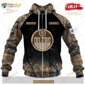 Custom Nhl Edmonton Oilers Hunting Camouflage Design Hoodie Sweatshirt Shirt 3d 5.jpg - demo10