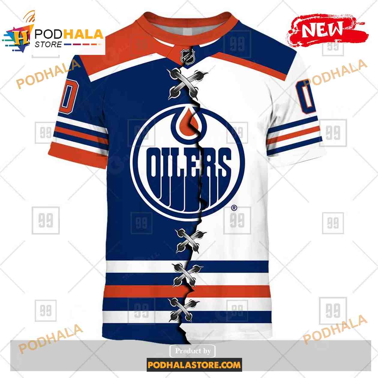 Custom NHL Edmonton Oilers Mix Color Jersey 2023 Shirt Hoodie 3D Custom NHL Edmonton Oilers Mix Color Jersey 2023 Shirt Hoodie 3D