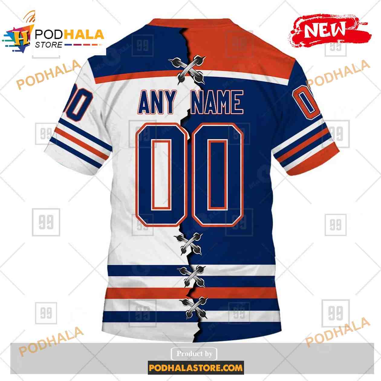 Custom NHL Edmonton Oilers Mix Color Jersey 2023 Shirt Hoodie 3D Custom NHL Edmonton Oilers Mix Color Jersey 2023 Shirt Hoodie 3D
