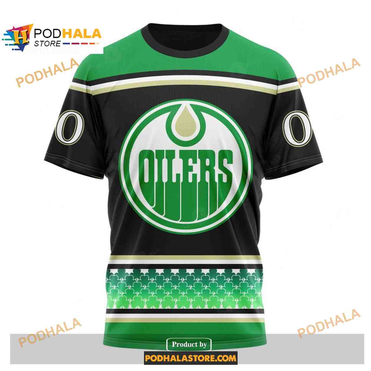 Custom NHL Edmonton Oilers Unisex Kits Hockey Patricks Day Shirt Hoodie 3D Custom NHL Edmonton Oilers Unisex Kits Hockey Patricks Day Shirt Hoodie 3D