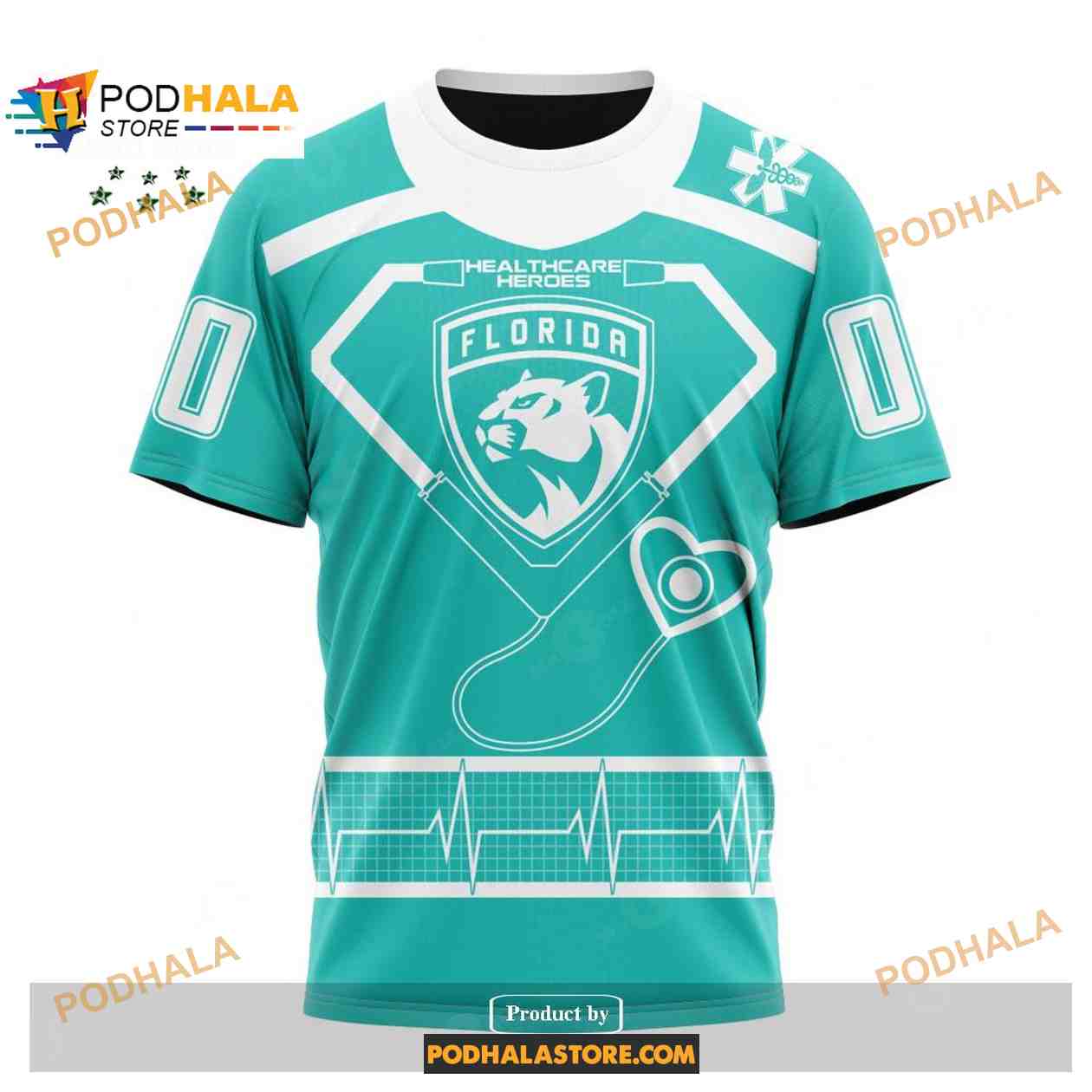 Custom NHL Florida Panthers Honoring Healthcare Heroes Shirt Hoodie 3D Custom NHL Florida Panthers Honoring Healthcare Heroes Shirt Hoodie 3D