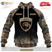 Custom Nhl Florida Panthers Hunting Camouflage Design Hoodie Sweatshirt Shirt 3d 2.jpg - demo10